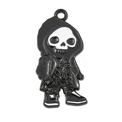 Halloween Alloy Enamel Pendants ENAM-M220-02B-B-1