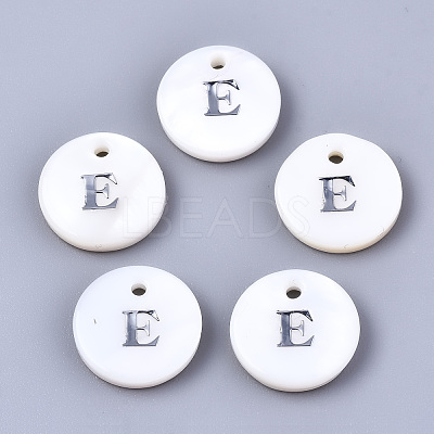 Natural Freshwater Shell Pendants SHEL-Q018-01A-E-P-1