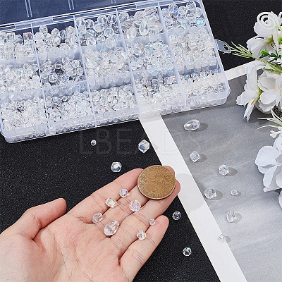 15 Styles Electroplate Glass Beads EGLA-PA0001-38-1