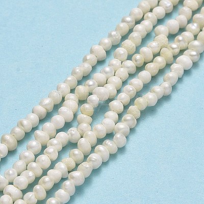 Natural Cultured Freshwater Pearl Beads Strands PEAR-F018-12-1