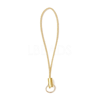Polyester Metallic Thread for Making Mobile Straps X-AJEW-JB01374-01-1