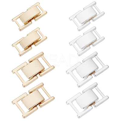 16Pcs 4 Styles Brass Watch Band Clasps KK-SC0005-97-1