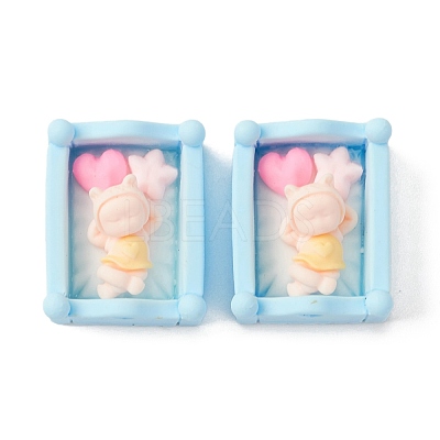 Opaque Resin Cabochons RESI-Z001-13E-1