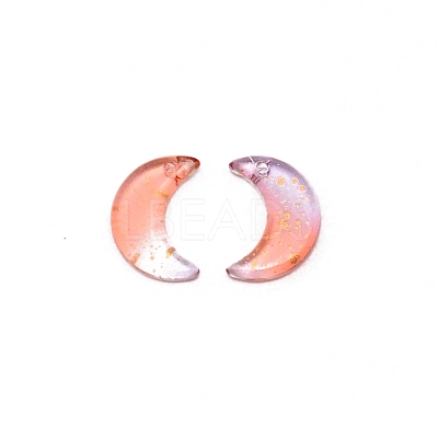 Transparent Glass Charms GLAA-TAC0003-12E-1