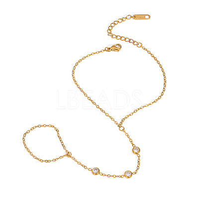 304 Stainless Steel Cable Chain Bracelets MG3461-1