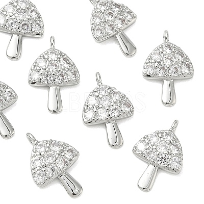 SHEGRACE Brass Micro Pave Cubic Zirconia Pendants XGRQ3D099-503P-1