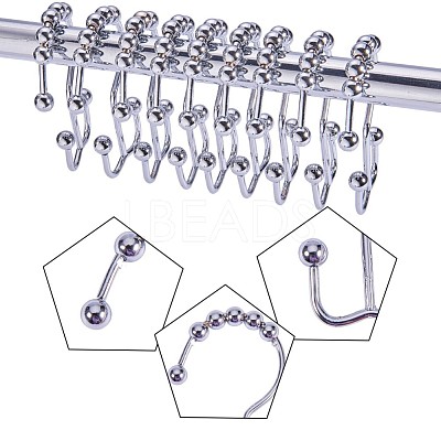 Stainless Steel Window Curtain Hook STAS-PH0017-02P-1