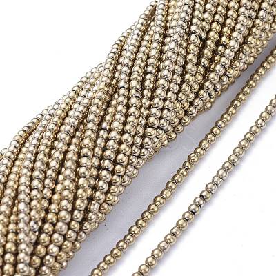 Electroplate Glass Beads Strands EGLA-K014-A-FP01-1