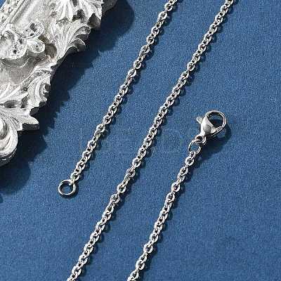 Non-Tarnish 304 Stainless Steel Necklace MAK-K004-07P-1