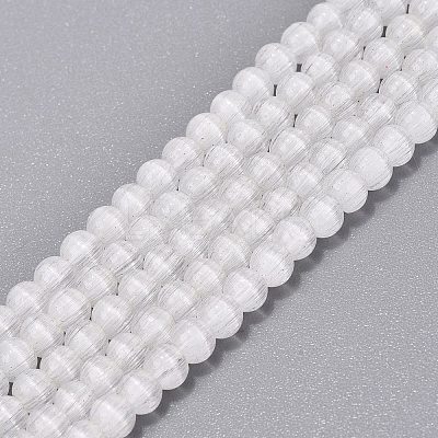 Glass Imitation Cat Eye Beads Strands GLAA-N075-01A-12-1