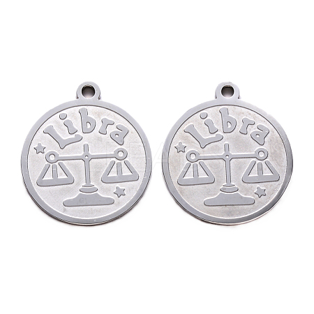 Non-Tarnish 201 Stainless Steel Pendants STAS-R106-03-1