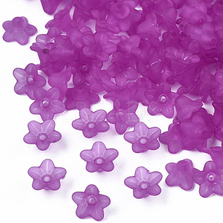 Transparent Acrylic Beads X-PL554-16-1