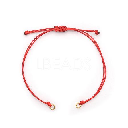Braided Waxed Cord for DIY Bracelet Making STAS-N090-JA708-2-1