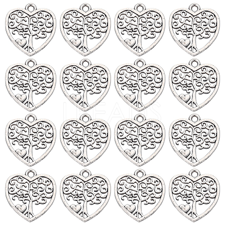 100Pcs Tibetan Style Alloy Pendants FIND-SC0005-68-1
