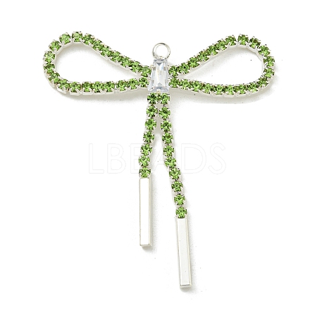 Brass Rhinestone Pendants KK-I715-14S-03-1