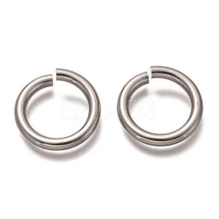 Non-Tarnish 304 Stainless Steel Jump Rings STAS-H136-06B-P-1