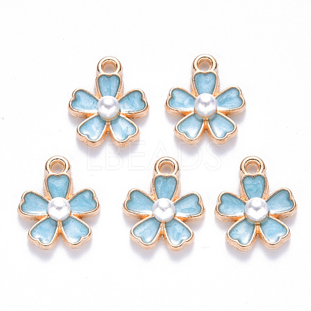 Alloy Enamel Charms ENAM-N054-028B-1