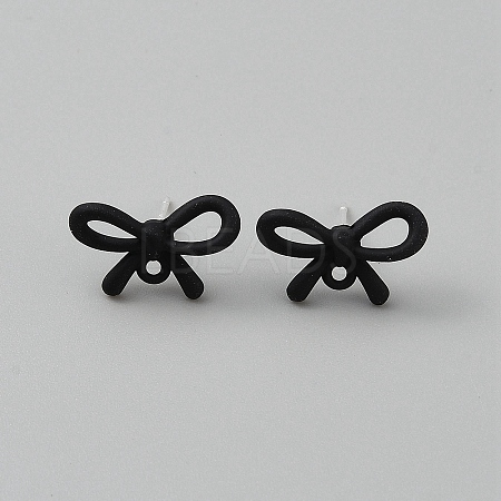 Alloy Stud Earrings Findings EJEW-WH20009-03B-1