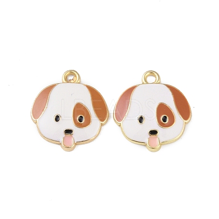 Alloy Enamel Pendants ENAM-R149-05A-G-1