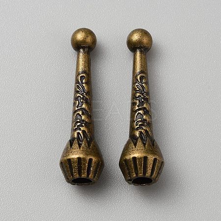 Alloy Cord Ends FIND-WH0139-458AB-1
