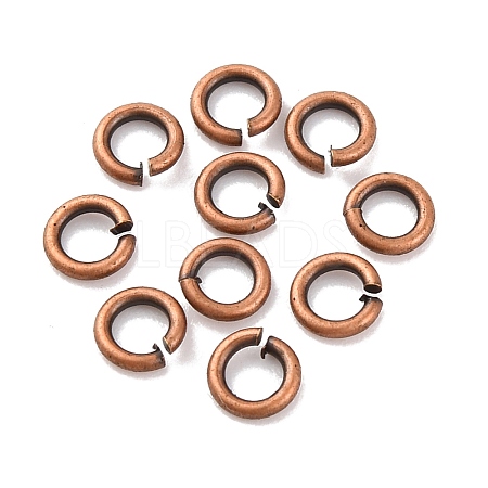 Brass Saw Cut Open Jump Rings KK-G514-01B-R-1