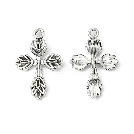 Tibetan Style Alloy Gothic Pendants LF0175Y-1