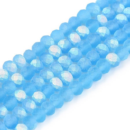 Transparent Glass Beads Strands LS-EGLA-A044-T4mm-MB08-1