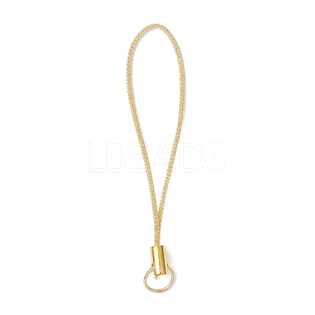 Polyester Metallic Thread for Making Mobile Straps X-AJEW-JB01374-01-1