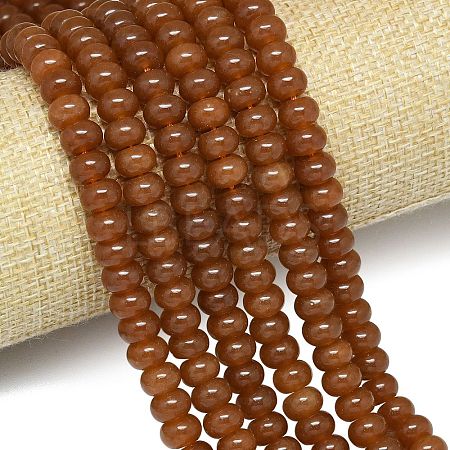 Natural Malaysia Jade Beads Strands G-B165-G01-5x8mm-15-1