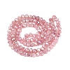 Dyed Crackle Imitation Jade Glass Beads Strands EGLA-Q131-02A-06-2