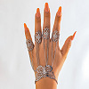 Halloween Gothic Butterfly Iron Finger Ring Bracelets for Women WG5FE4C-02-1