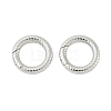 925 Sterling Silver Spring Gate Rings STER-S012-09P-1