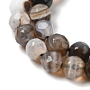 Natural Striped Agate/Banded Agate Beads Strands G-H302-A02-01-4