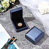 Rectangel PU Imitation Leather Coin Storage Boxes CON-WH0086-102B-02-5