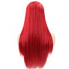 28 inch(70cm) Long Straight Synthetic Wigs OHAR-I015-28B-3
