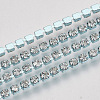 Electrophoresis Iron Rhinestone Strass Chains CHC-Q009-SS6.5-A01-1-1