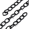 Oxidation Aluminum Faceted Curb Chains CHA-TAC0003-01EB-C-1