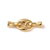 Brass Fold Over Clasps KK-U016-12G-1