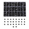 288G 26 Style Black Acrylic Beads SACR-X0015-17-1