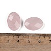Natural Rose Quartz Cabochons G-O175-15A-02-3