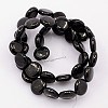 Natural Coal Quartz Beads Strands G-K001-M17-2