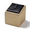 Wood Coverd with PU Leather Ring Display Pedestals ODIS-C010-02-2