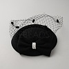 Women's Fascinators Cloth Hat for Party Decoration AJEW-WH0650-74-1