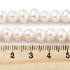 Natural Cultured Freshwater Pearl Beads Strands PEAR-C003-12H-X-5