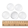 Transparent Glass Cabochons X-GGLA-R026-35mm-5