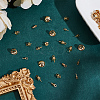 60pcs 6 styles Brass Cup Pearl Peg Bails Pin Pendants FIND-AR0005-35-4