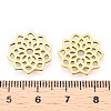 304 Stainless Steel Filigree Joiners Links STAS-T044-40G-2