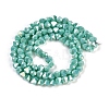 Electroplate Glass Beads Strands EGLA-B009-05A-08-3