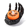 Halloween Resin Skeleton Hand LED Light Figurines Ornament AJEW-Z036-02B-3