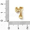 Brass Micro Pave Cubic Zirconia Pendants KK-A300-02G-R-3